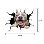 Fix Car Scratches Hide Dints Stickers Funny Cat and Dog 3D Decals