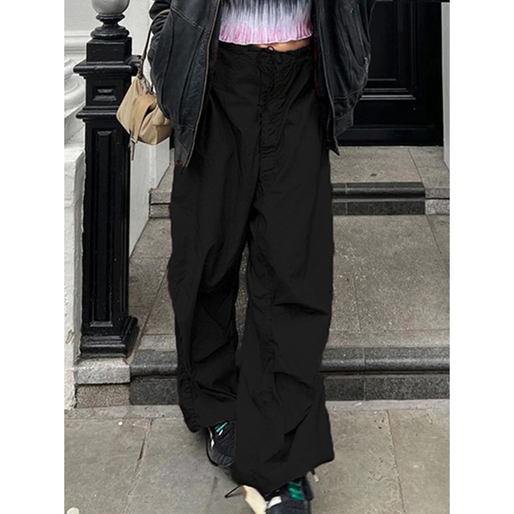 Baggy Cargo Parachute Pants Wide Leg
