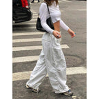 Baggy Cargo Parachute Pants Wide Leg