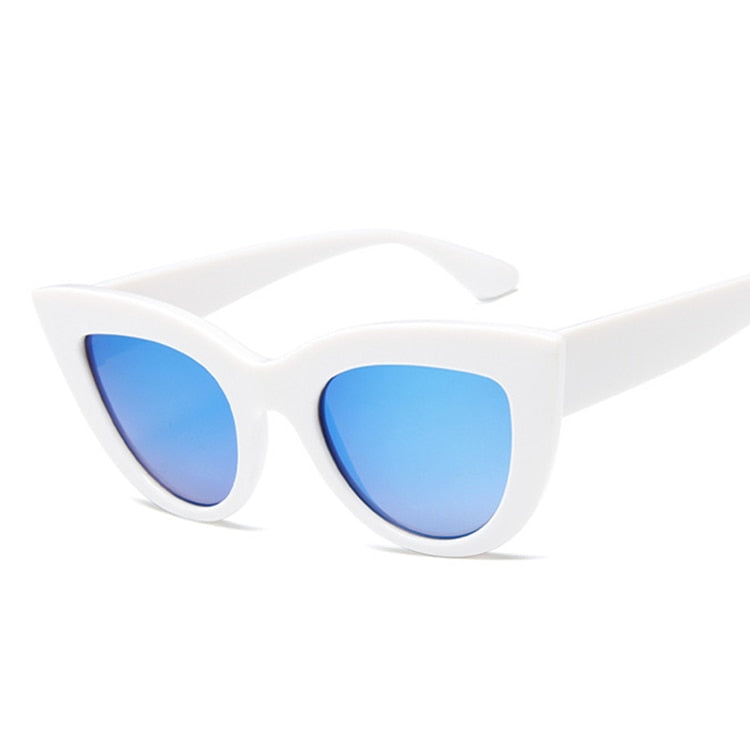 Cat Eye Oversized Sunglasses Women's Large Fashion Frame Hollywood Retro