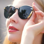 Cat Eye Sunglasses Vintage Movie Star Hollywood Look Women's