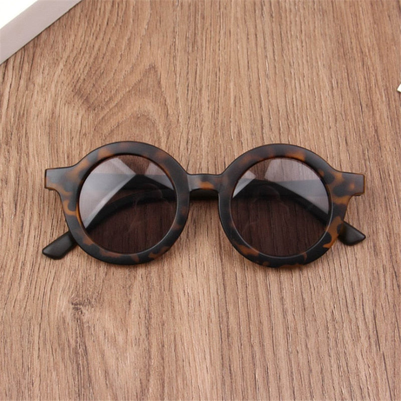Children's Round Shatter Proof Safe Sunglasses Kids UV400 Sun Protection