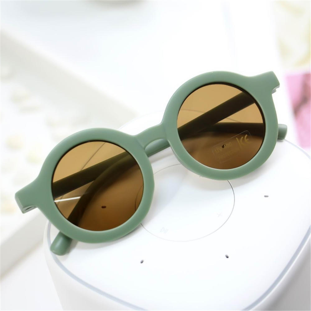Children's Round Shatter Proof Safe Sunglasses Kids UV400 Sun Protection