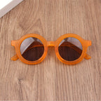 Children's Round Shatter Proof Safe Sunglasses Kids UV400 Sun Protection