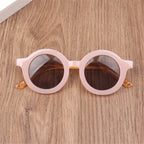 Children's Round Shatter Proof Safe Sunglasses Kids UV400 Sun Protection
