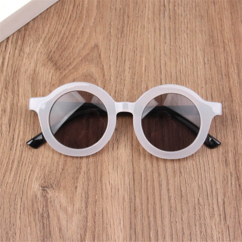 Children's Round Shatter Proof Safe Sunglasses Kids UV400 Sun Protection