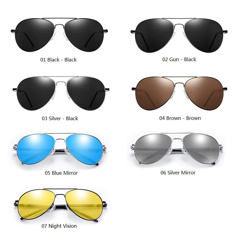 Pilot Sunglasses UV400 Polarised Summer Classic Sunnies