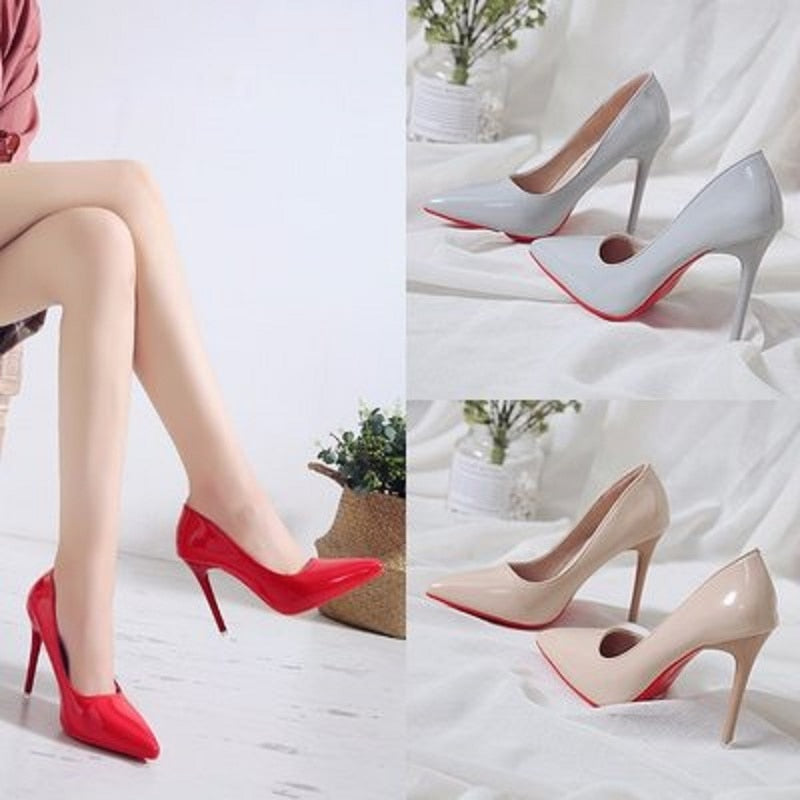 Pointed Toe Pumps Stilettos Shoes Classic High Heels