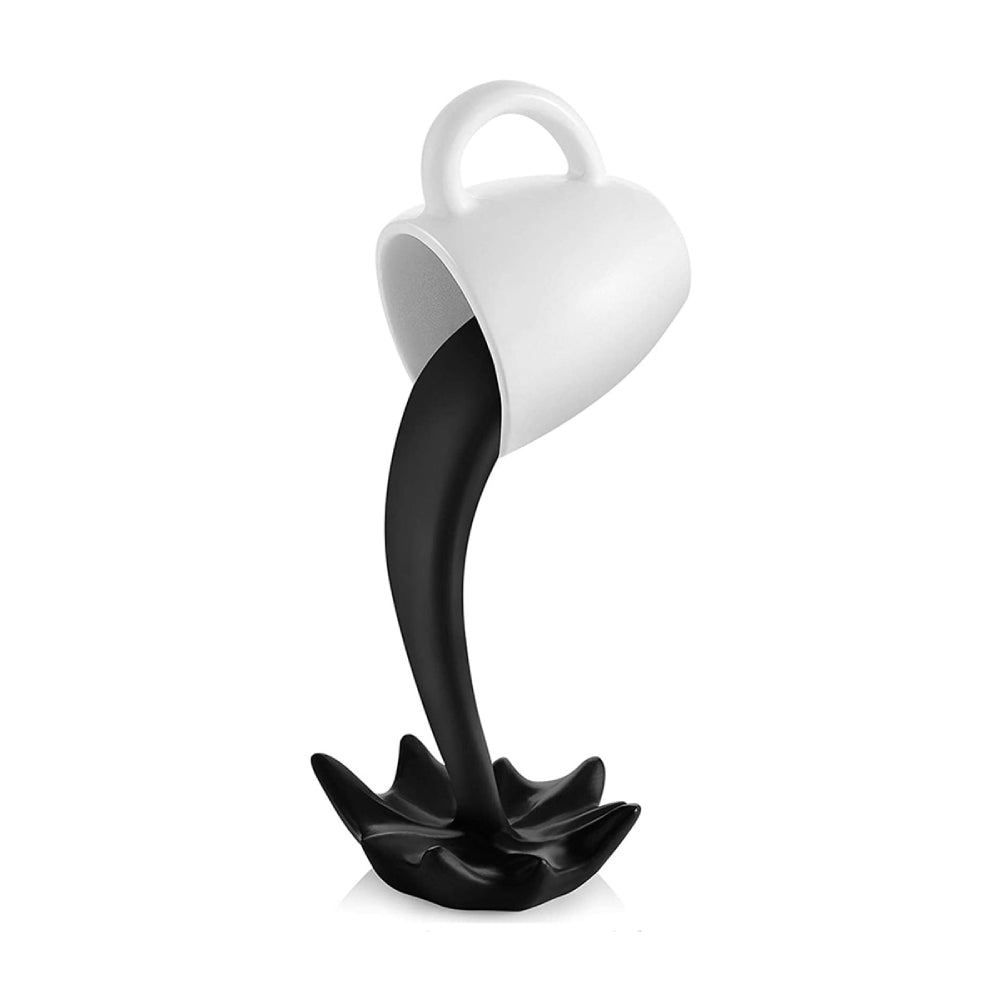 Coffee Cup 3D Floating Spilling Frozen In The Air Cafe Decor Gift