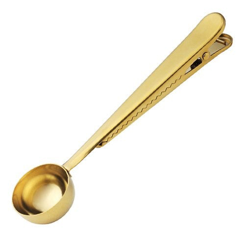 Fresh Coffee / Tea Container Seal Clip With Tongs & Measuring Scoop Kitchen Tool