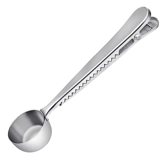 Fresh Coffee / Tea Container Seal Clip With Tongs & Measuring Scoop Kitchen Tool