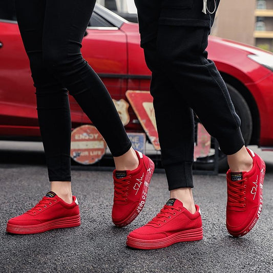 Grunge Casual Streetwear Sneakers 4cm Height Boosting Elevator Thick Sole Shoes