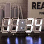 Digital 3D Clock LED Desk Or Wall Mounted