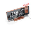 LED Digital Projection Wall Clock And Phone Charger