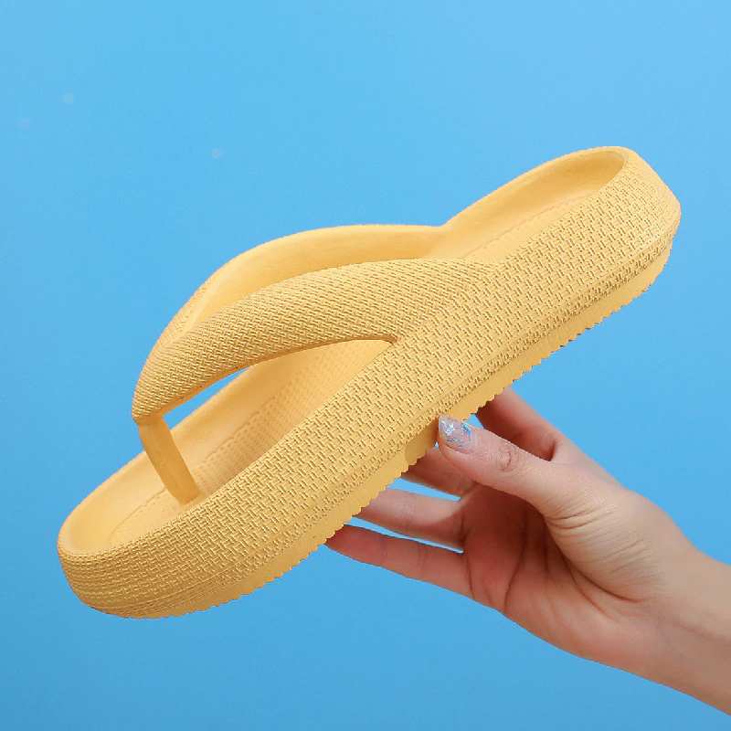 Thick Beach Thongs Bindii Proof Flip Flops 4.5cm Chunky Cloud-Soft