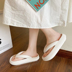 Thick Beach Thongs Bindii Proof Flip Flops 4.5cm Chunky Cloud-Soft