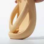 Thick Beach Thongs Bindii Proof Flip Flops 4.5cm Chunky Cloud-Soft