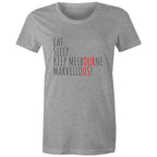 Eat. Sleep. Keep Melbourne Marvellous! - Women's Brand T-shirt