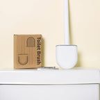 Flexible Silicone Toilet Brush - Floor or Wall Mounted