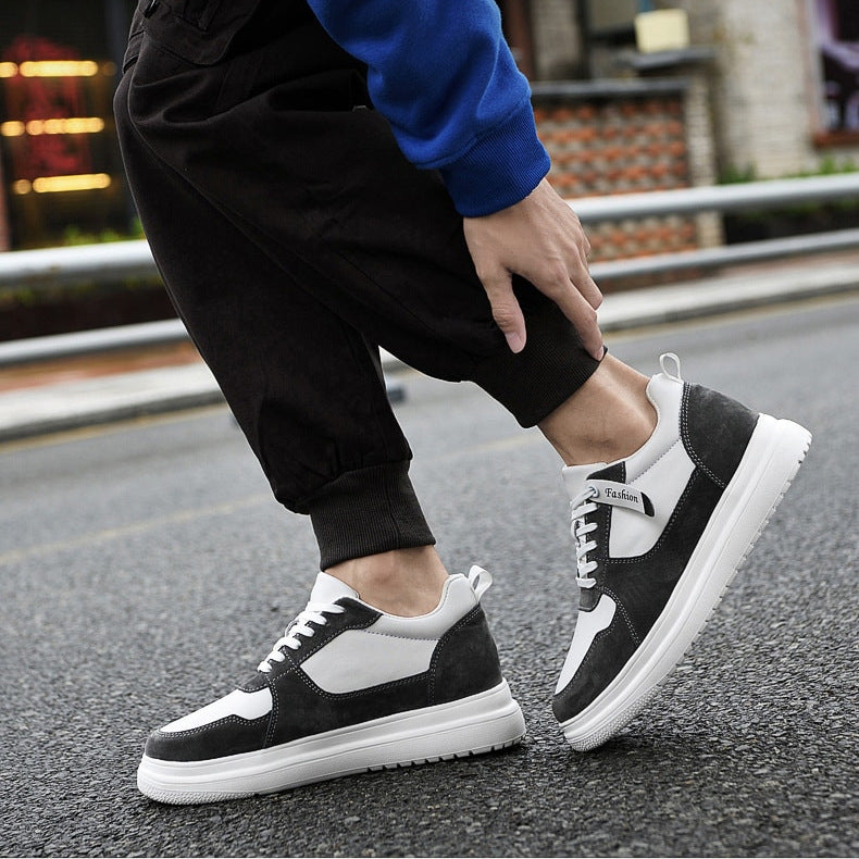 Elevator Sneakers Heightening Platform Shoes - Boost Tall Height 8cm