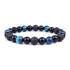 Energy Bracelet Tiger's Eye, Black Obsidian, Hematite