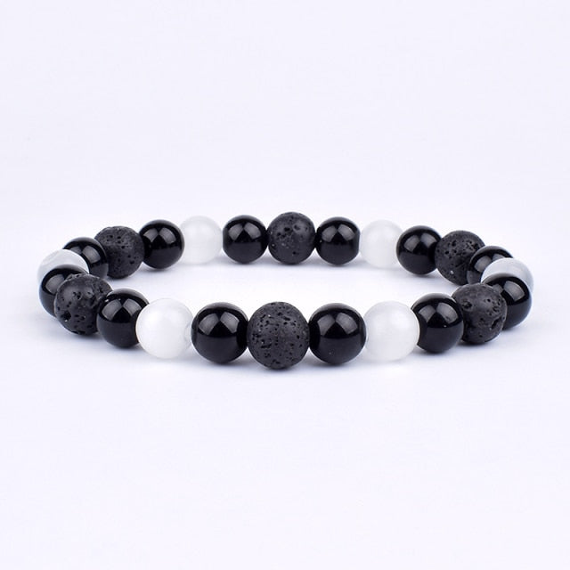 Energy Bracelet Tiger's Eye, Black Obsidian, Hematite