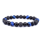 Energy Bracelet Tiger's Eye, Black Obsidian, Hematite