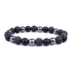 Energy Bracelet Tiger's Eye, Black Obsidian, Hematite