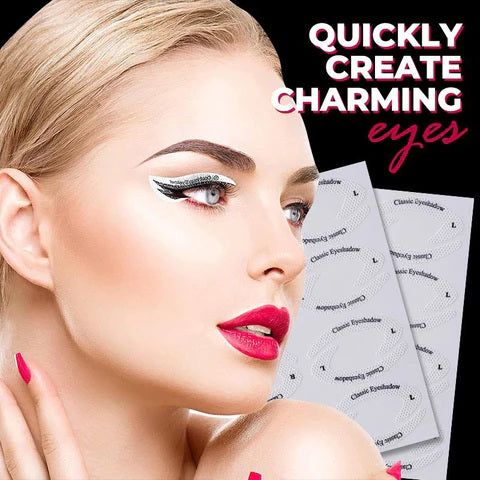 Cat Eyes Makeup Template Eyebrow Stencils Lashes Hack Stickers Guide-Keep Melbourne Marvellous Official Store