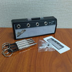 Fender Music Keys Jack Rack Holder Guitar Amp Keychain Organiser