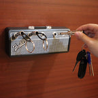 Fender Music Keys Jack Rack Holder Guitar Amp Keychain Organiser