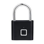Fingerprint Padlock Biometric Home No Keys Lock USB Rechargeable