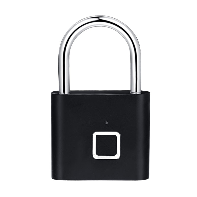 Fingerprints Padlock Biometric Home Lock USB Rechargeable