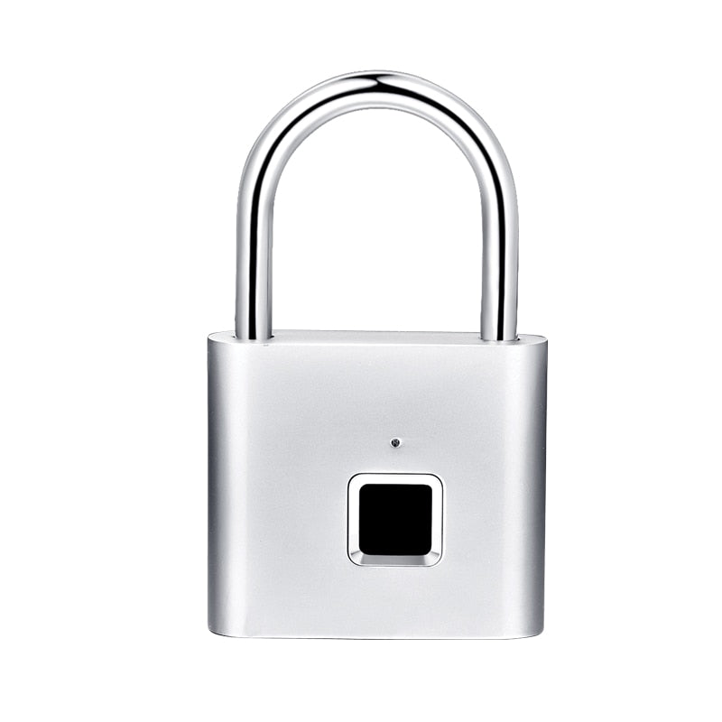 Fingerprints Padlock Biometric Home Lock USB Rechargeable