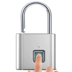 Fingerprint Padlock Biometric Home No Keys Lock USB Rechargeable