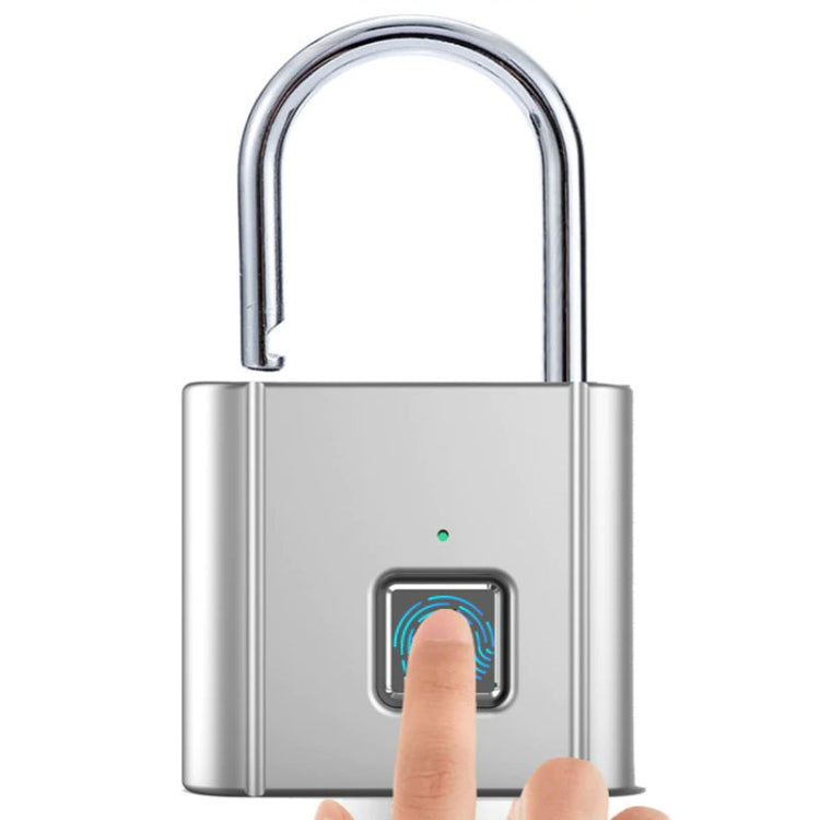Fingerprints Padlock Biometric Home Lock USB Rechargeable