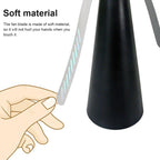 Fly Bugs Fan Protect Food Safe Spinning Swatter Soft Blades Portable Picnic Tool