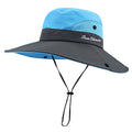Foldable Safari Sun Slouch Hat With Ponytail Opening Summer Visor Hiking Gardening Protection