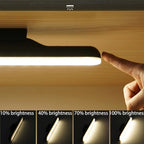 Portable Cupboard Magnet Mount Touch Light USB Rechargeable