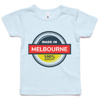 Funny Baby Toddler T-shirt Born "Made in Melbourne"