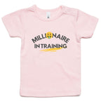 Funny Baby Toddler T-shirt "Millionaire In Training"