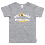 Funny Baby Toddler T-shirt "Millionaire In Training"
