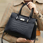 Hollywood Handbag Classic Riviera Genuine Leather Corporate Work Tote