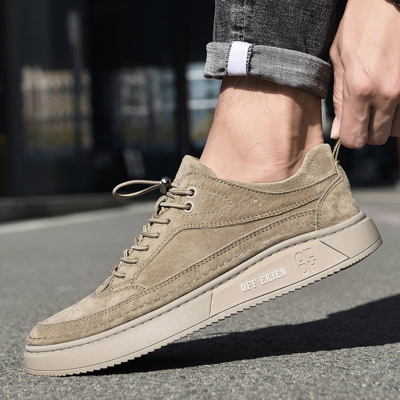 Genuine Suede Leather Sneakers Runners Casual Shoes