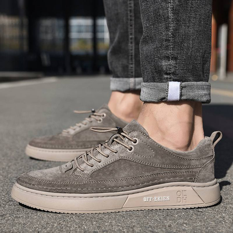 Genuine Suede Leather Sneakers Runners Casual Shoes