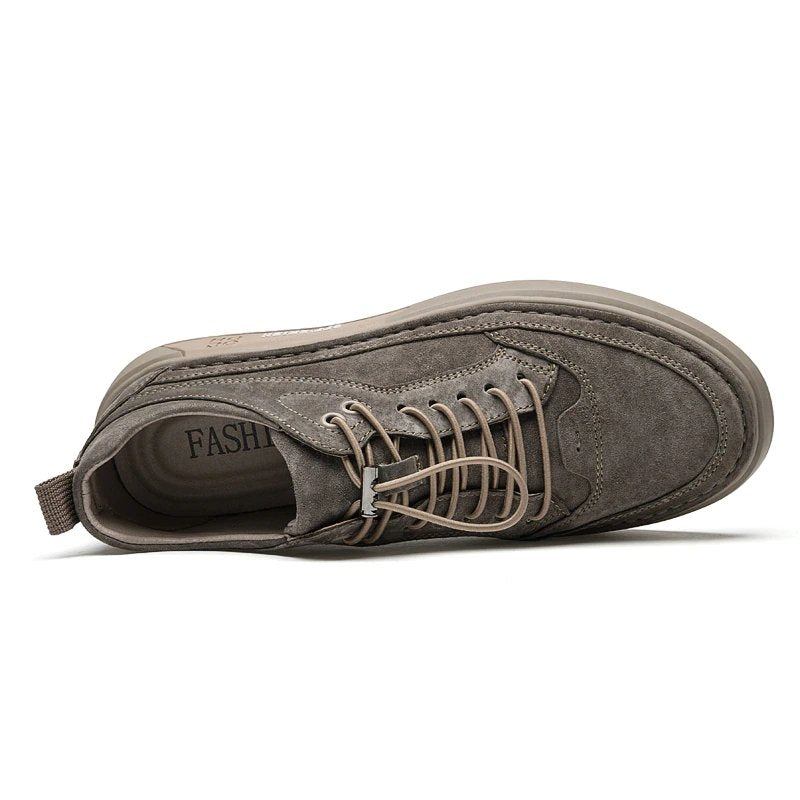 Genuine Suede Leather Sneakers Runners Casual Shoes