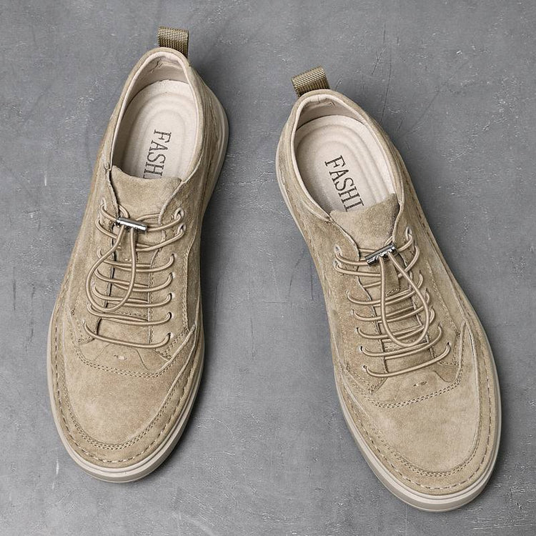 Genuine Suede Leather Sneakers Runners Casual Shoes