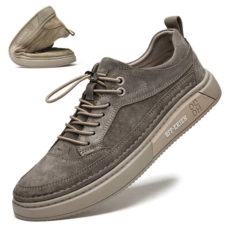 Genuine Suede Leather Sneakers Runners Casual Shoes