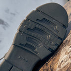 Boots Genuine Leather Fashion Ankle Chunky Thick-Sole