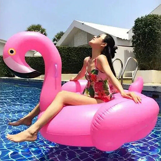 Flamingo Giant Inflatable Swimming Pool Ride-on Toy Float